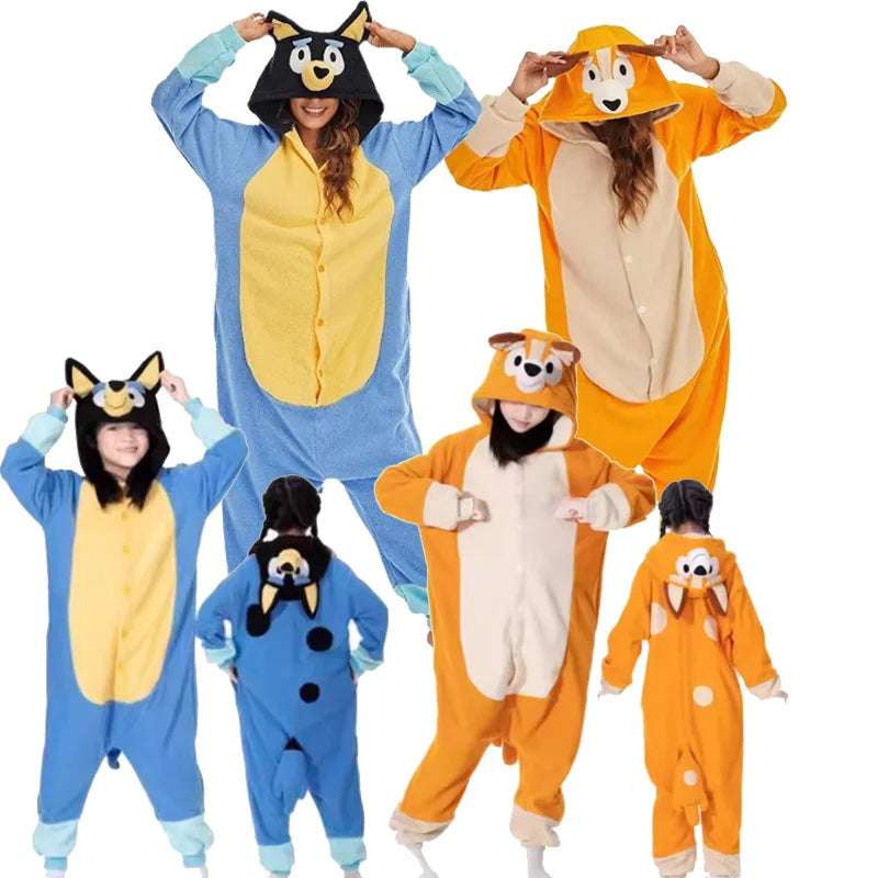 Bluey -Inspired Fleece Onesie