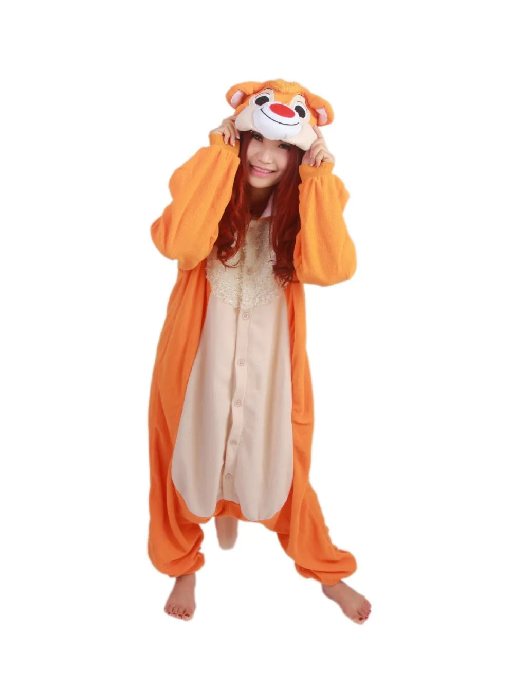 Chipmunk -Inspired Fleece Onesie