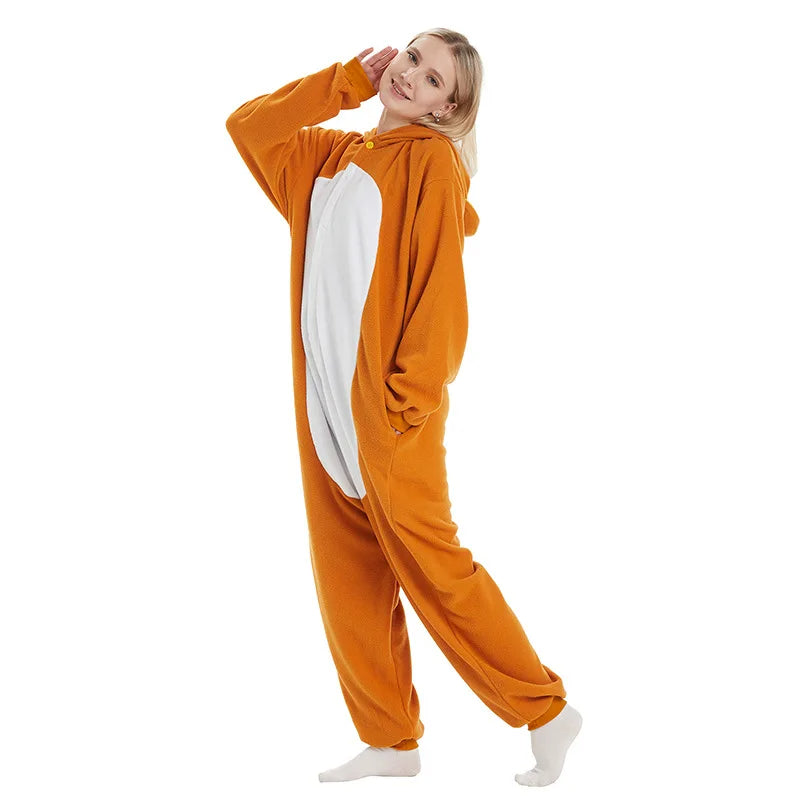 Rilakkuma Bear-Inspired Fleece Onesie