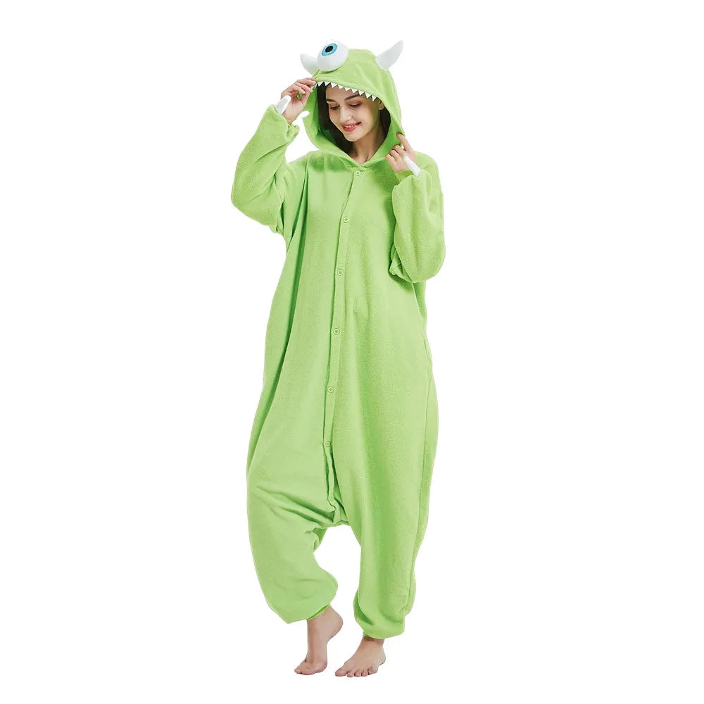 Cozy Monster-Inspired Fleece Onesie