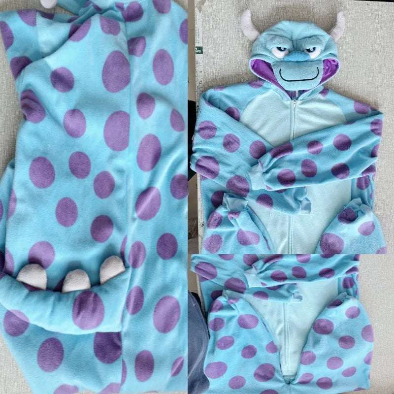 Cozy Monster-Inspired Fleece Onesie