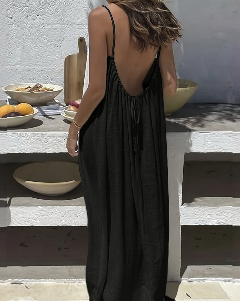 Lumiere Backless Cami Dress