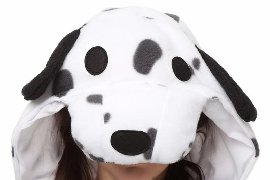 Dalmatian-Inspired Fleece Onesie