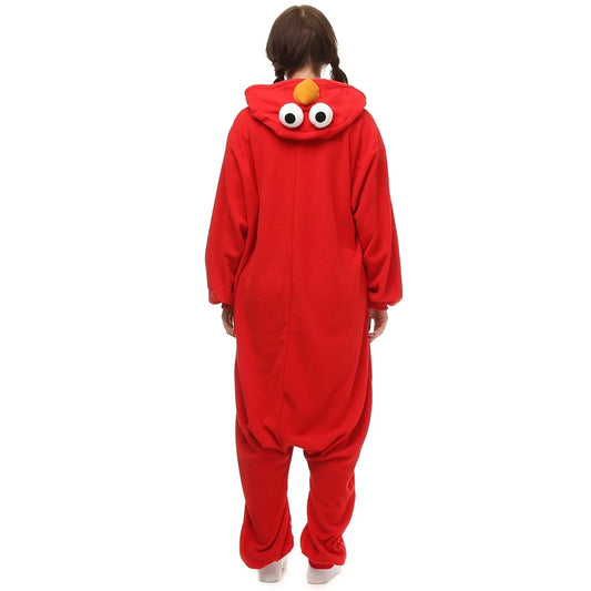 Cookie Monster-Inspired Fleece Onesie